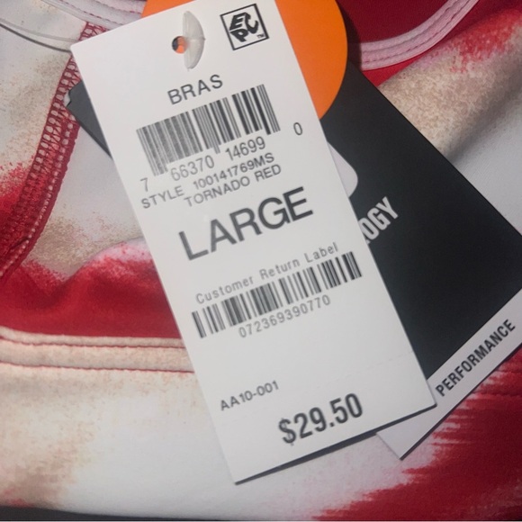 Ideology Womens Tornado Twist Sports Bra | Red | Size Large | NEW!!!❤️🚨 - Picture 6 of 6